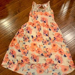 Japna Kids Floral High Low Dress Size 10